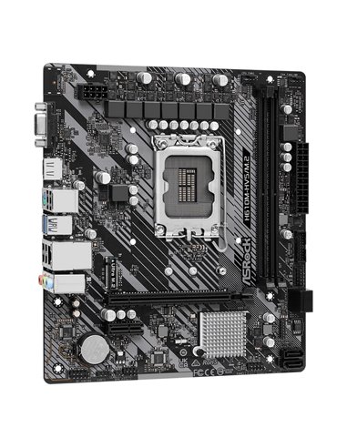 Материнская плата ASRock H610M-HVS/M.2 R2.0, LGA1700, Intel H610, Micro-ATX