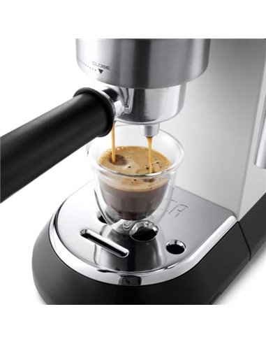Cafetiera manuala DeLonghi Dedica Pump Espresso, 1300W, Alb