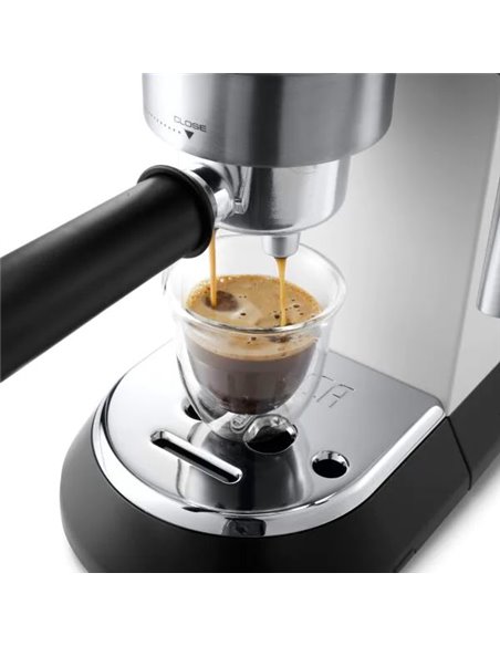 Кофеварка рожковая DeLonghi Dedica Pump Espresso, 1300Вт, Белый