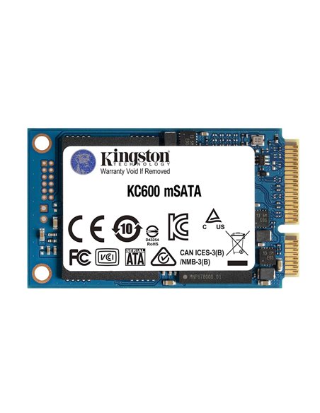 Накопитель SSD Kingston KC600, 256Гб, SKC600MS/256G