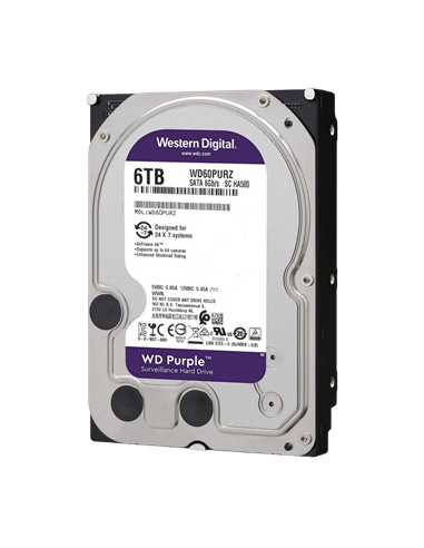 Unitate HDD Western Digital WD Purple, 3.5", 6 TB WD64PURZ