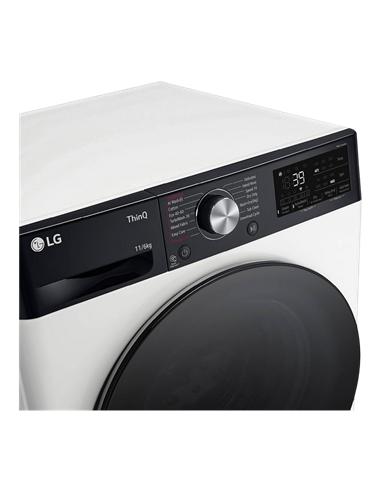 Стирально-сушильная машина LG F4DR711S2H, 10кг, Белый