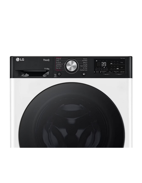 Стирально-сушильная машина LG F4DR711S2H, 10кг, Белый