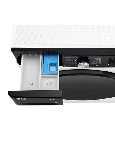 Mașină de spălat cu uscător LG F4DR711S2H, 10kg, Alb