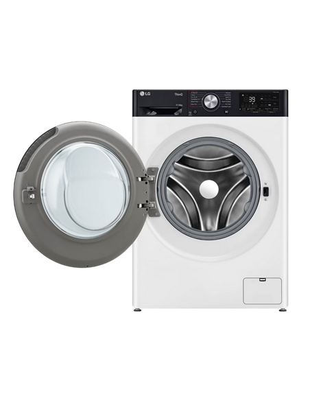 Стирально-сушильная машина LG F4DR711S2H, 10кг, Белый