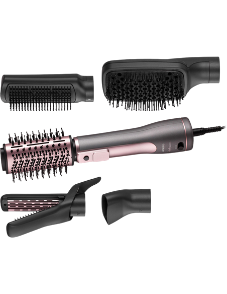 Uscător de păr-perie Ardesto HD-CR300PT, 1200W, Gri | Roz
