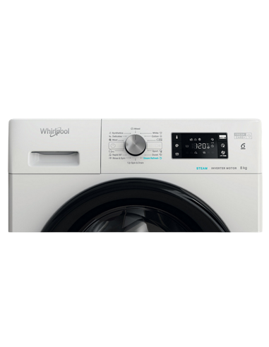 Стиральная машина Whirlpool FFB 8469 BV EE, 8кг, Белый
