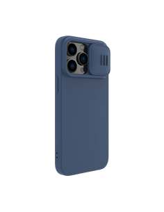 Husă Nillkin iPhone 14 Pro Max, CamShield Silky Silicone, Albastru 2