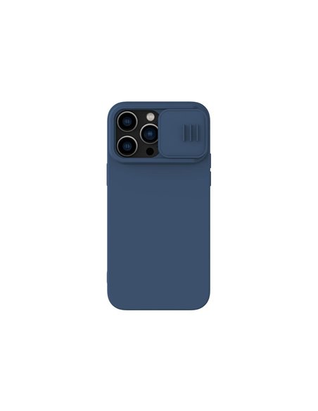 Husă Nillkin iPhone 14 Pro Max, CamShield Silky Silicone, Albastru
