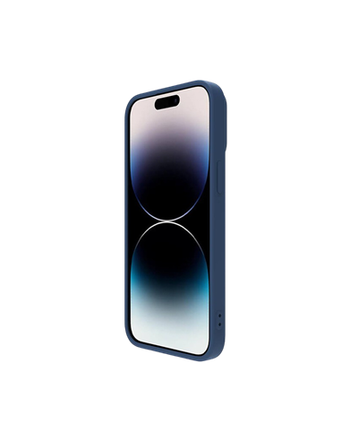 Husă Nillkin iPhone 14 Pro Max, CamShield Silky Silicone, Albastru