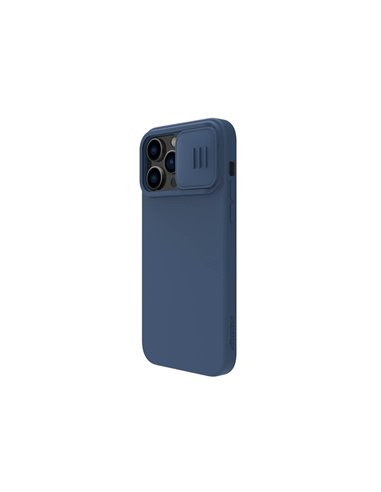 Чехол Nillkin iPhone 14 Pro Max, CamShield Silky Silicone, Синий