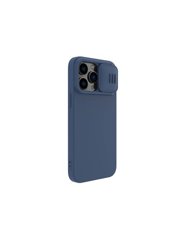 Чехол Nillkin iPhone 14 Pro Max, CamShield Silky Silicone, Синий