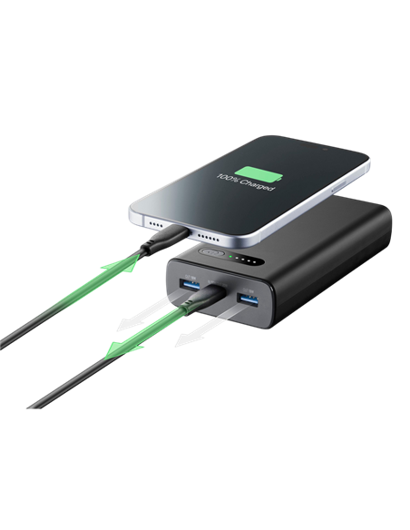 Acumulator extern Cellularline Fast PD 20W, 20000mAh, Negru