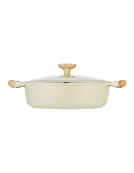 Cratița RESTO 93806, 4,1L, 28cm, Bej