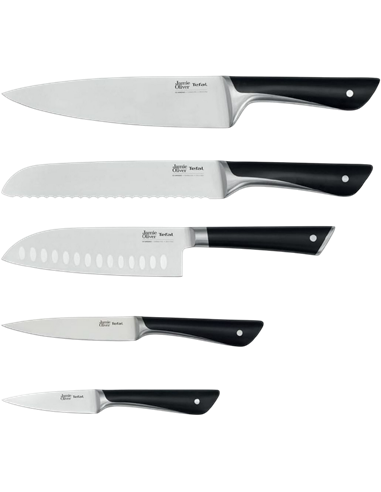 Набор ножей Tefal K267S556, Черный | Нержавеющая сталь