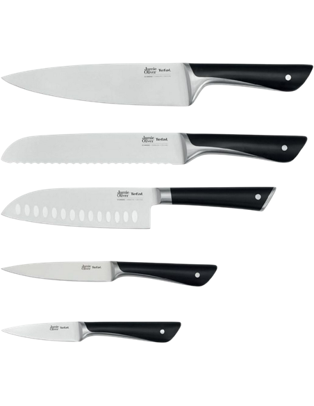 Set de Cuțite Tefal K267S556, Negru / Inox