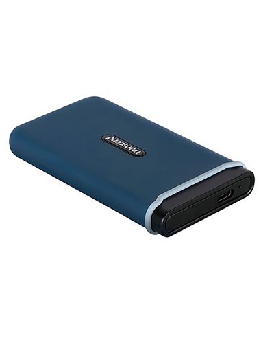 SSD portabil extern Transcend ESD370C, 1 TB, Albastru Marin (TS1TESD370C)