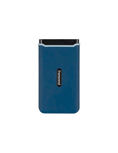 SSD portabil extern Transcend ESD370C, 1 TB, Albastru Marin (TS1TESD370C)