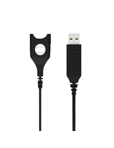 Аудиокабель EPOS USB-ED 01, USB Type-A - ED (Легкое отсоединение), Чёрный