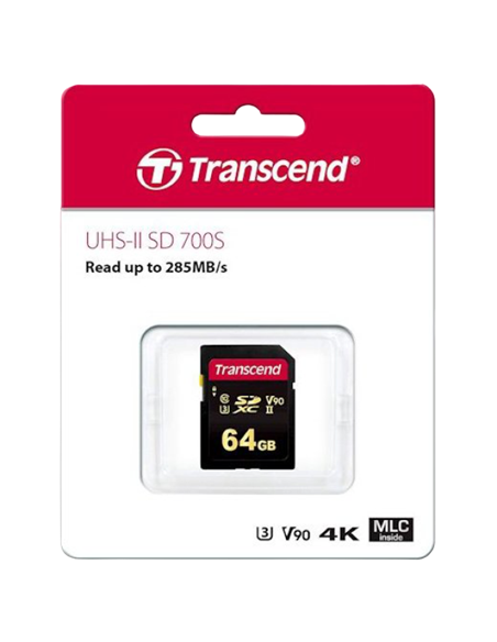 Card de Memorie Transcend SDXC Class 10, 64GB (TS64GSDC700S)
