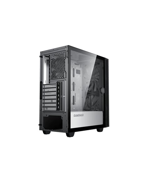 Carcasă PC Gamemax Aero, Midi-Tower, Fără PSU, Negru
