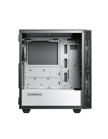 Carcasă PC Gamemax Aero, Midi-Tower, Fără PSU, Negru