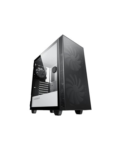 Компьютерный корпус Gamemax Aero, Midi-Tower, Без блока питания, Чёрный