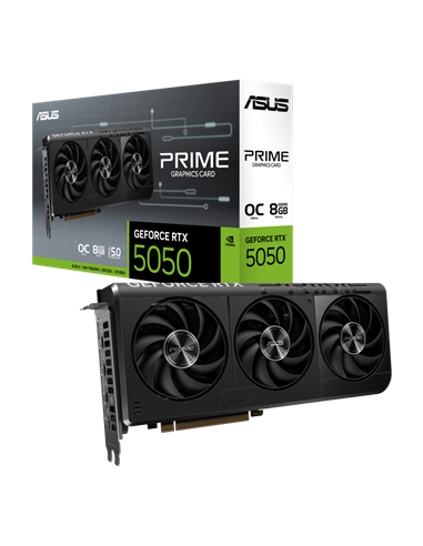 Видеокарта ASUS PRIME-RTX5050-O8G, 8GB GDDR6 128бит
