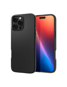 Husă Spigen iPhone 16 Pro Max Liquid Air, Negru mat