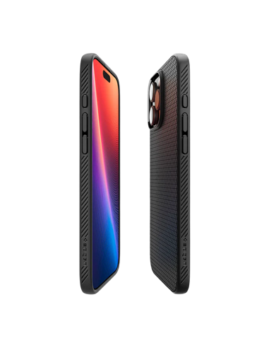 Husă Spigen iPhone 16 Pro Max Liquid Air, Negru mat