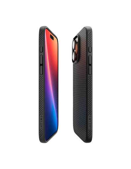 Husă Spigen iPhone 16 Pro Max Liquid Air, Negru mat