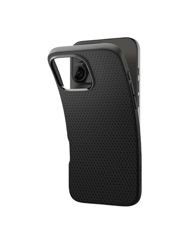 Husă Spigen iPhone 16 Pro Max Liquid Air, Negru mat