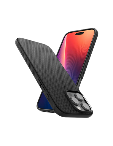Husă Spigen iPhone 16 Pro Max Liquid Air, Negru mat