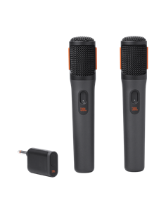 Microfon vocal JBL PartyBox Wireless Microphones, Fără fir, Negru