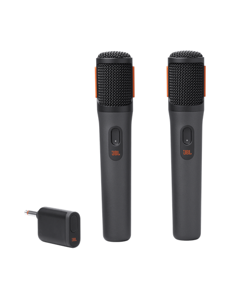 Microfon vocal JBL PartyBox Wireless Microphones, Fără fir, Negru