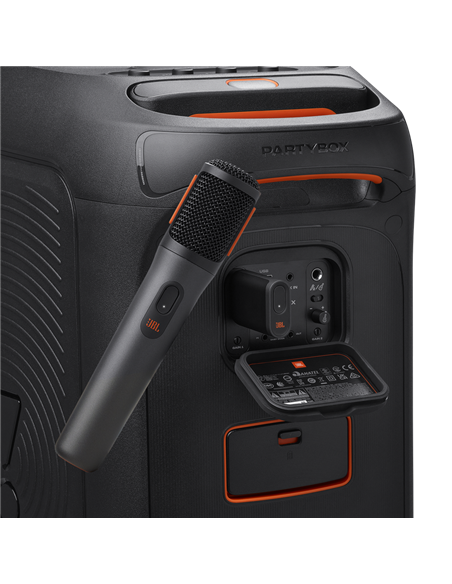 Микрофон для живого исполнения JBL PartyBox Wireless Microphones, Беспроводной, Чёрный