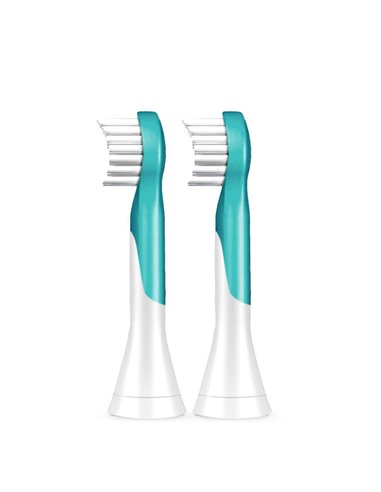 Насадка для электрической зубной щетки PHILIPS Sonicare For Kids, Бирюзовый | Белый