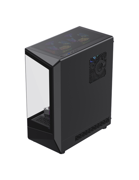 Компьютерный корпус Gamemax Vista COC AB, Midi-Tower, Без блока питания, Чёрный