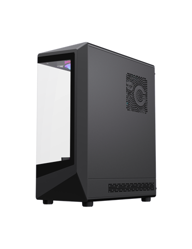 Carcasă PC Gamemax Vista COC AB, Midi-Tower, Fără PSU, Negru