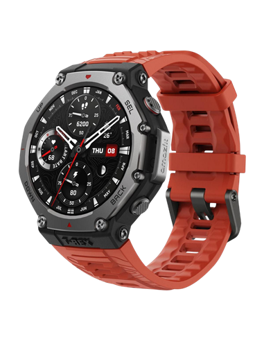 Ceas inteligent Xiaomi Amazfit T-Rex 3, 48mm, Lava