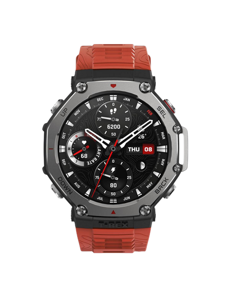Ceas inteligent Xiaomi Amazfit T-Rex 3, 48mm, Lava