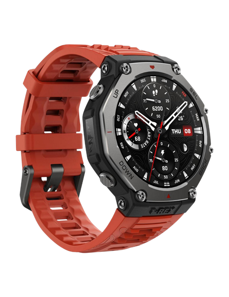 Ceas inteligent Xiaomi Amazfit T-Rex 3, 48mm, Lava