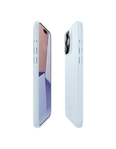 Husă Spigen iPhone 15 Pro Thin Fit, Albastru stins