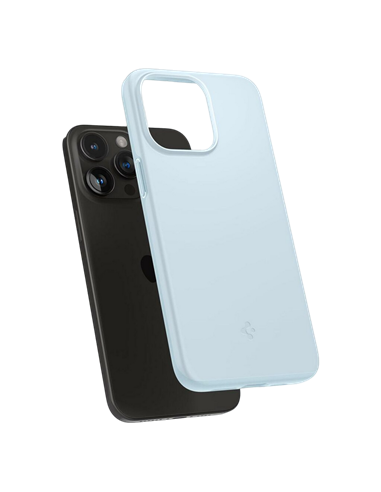 Husă Spigen iPhone 15 Pro Thin Fit, Albastru stins