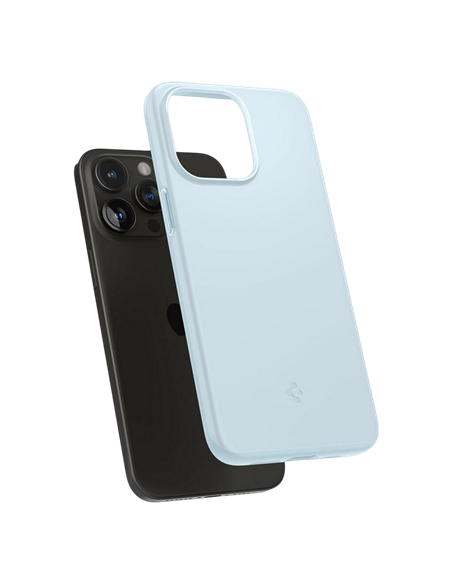 Чехол Spigen iPhone 15 Pro Thin Fit, Приглушённый синий