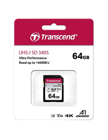 Card de Memorie Transcend SDXC 340S, 64GB (TS64GSDC340S)