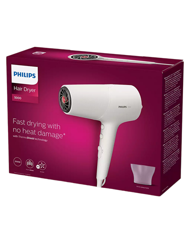 Фен Philips BHD501/00, 2100Вт, Белый