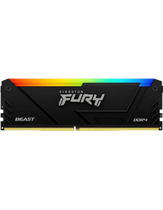 Memorie RAM Kingston FURY Beast RGB, DDR4 SDRAM, 3200 MHz, 16GB, KF432C16BB12A/16 2