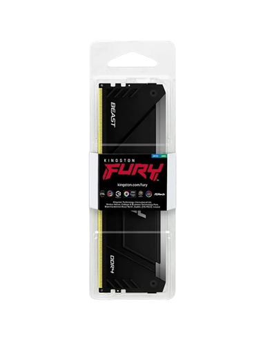 Оперативная память Kingston FURY Beast RGB, DDR4 SDRAM, 3200 МГц, 16Гб, KF432C16BB12A/16