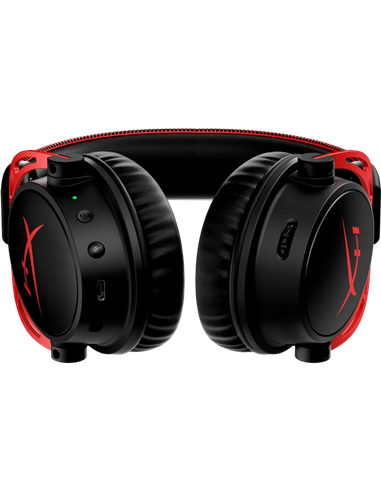 Căști gaming HyperX Cloud Alpha Wireless, Fără fir, Negru/Rosu